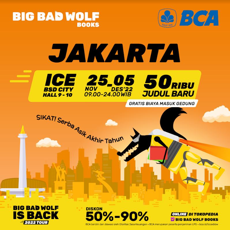 Big Bad Wolf 2022 kembali digelar di ICE BSD City, Kabupaten Tangerang
